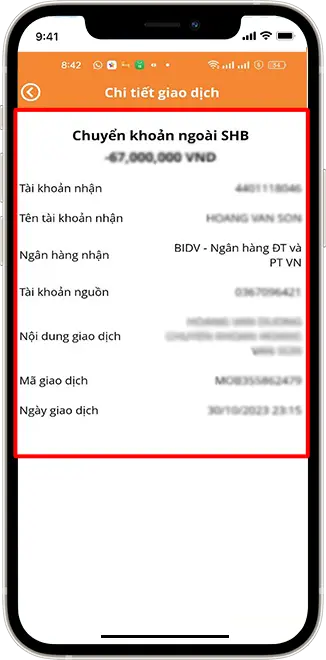 Bước 5 : Lấy hóa đơn chi tiết đầy đủ